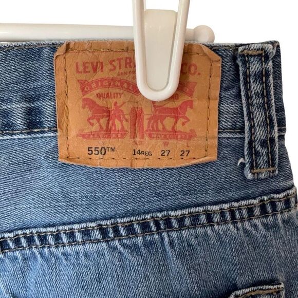 Levi’s 550 27x27, Size 14 Reg. Medium Wash Youth Boys Relaxed Fit - Picture 4 of 16